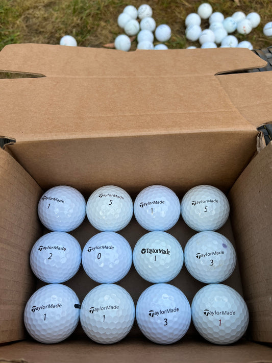 12 x premium TaylorMade Golf Balls – Includes TP5/TP5x