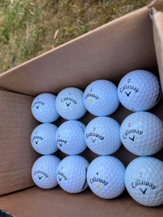 12 x Premium Callaway Golf Balls – Mixed Selection