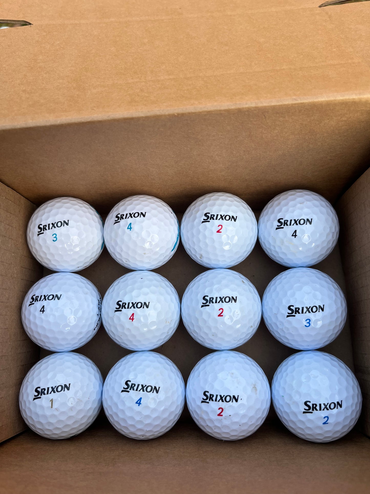 12 x Premium Srixon Golf Balls – Mixed Models