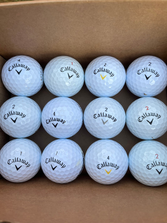 12 x Premium Callaway Golf Balls – Mixed Selection